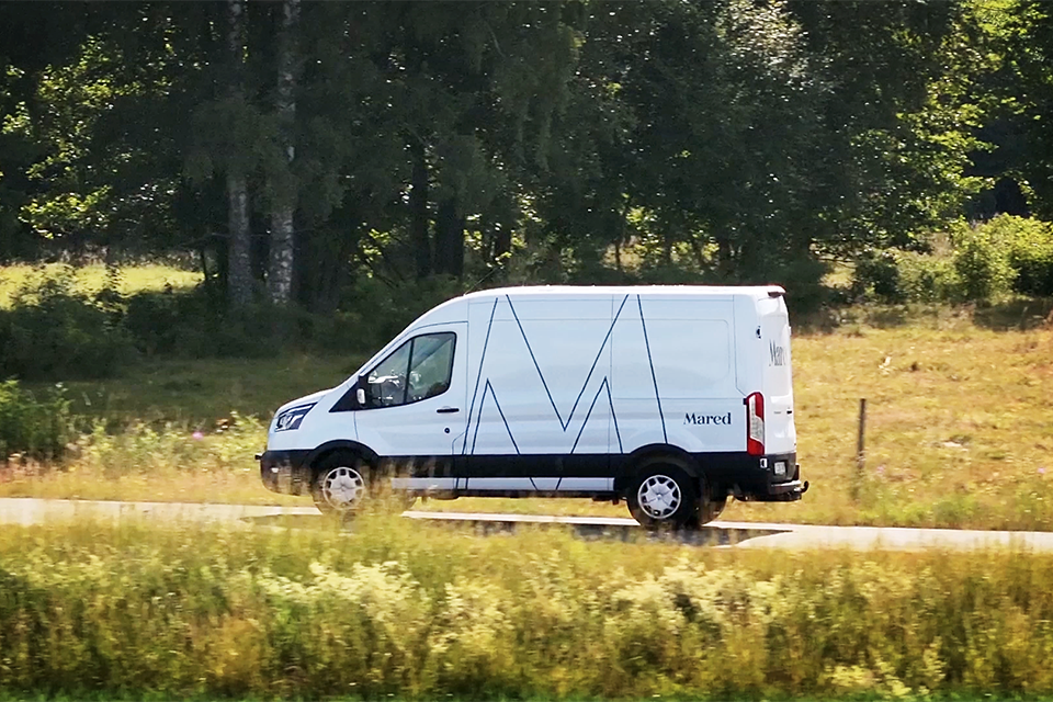 Servicebil från Mared